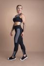 Conjunto Fitness Feminino Calça Legging Cintura Alta Faixa Lateral Detalhe E Top Moda Academia Tela F7 NEW STYLE