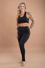 Conjunto Fitness Feminino Calça Peluciada Térmica Flanelada Inverno Pezinho E Top Nadador Liso Academia F7 NEW STYLE