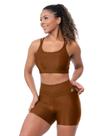 Conjunto Fitness Feminino Poliamida Cós Alto Modelador Zero Transparência Academia Treino Bojo Removível Conjunto Fitness Feminino Poliamida Cós Alto Modelador Zero Transparência Academia Treino Bojo Removível