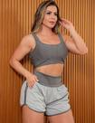 Conjunto Fitness Feminino Running Dry Short com Bolso e Top para Academia Conjunto Fitness Feminino Running Dry Short com Bolso e Top para Academia
