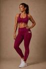 Conjunto Fitness Feminino Uppercut Calça Legging + Top Academia Alta Compressão Poliamida.