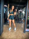 Conjunto fitness militar elastano estampa unica (short+top) Conjunto fitness militar elastano estampa unica (short+top)