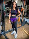 Conjunto fitness suplex com elastano (top+calça)