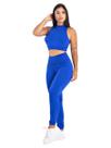 Conjunto Fitness Top + Calça Suplex Feminina Legging MAG853_900