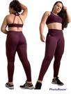 Conjunto Fitness - Vinho