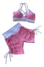 Conjunto Fitness Wave Short + Top Bojo Conjunto Fitness Wave Short + Top Bojo