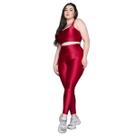 Conjunto Fitness WLS Modas New Zig 3D Top Bojo Removível e Calça Academia Conjunto Fitness WLS Modas New Zig 3D Top Bojo Removível e Calça Academia