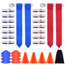 Conjunto Flag Football Chicarry para 14 jogadores com bandeiras e cones