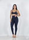 Conjunto Flanelado Feminino Casual Cintura Alta Ajustável