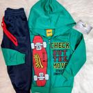 Conjunto flanelado tamanhos 1/2/3
