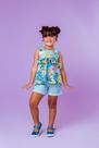 Conjunto Flora Azul