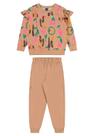 Conjunto Flores e Focinhos Menina Bee Loop