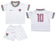 Conjunto Fluminense Uniforme Infantil Branco - Torcida Baby Conjunto Fluminense Uniforme Infantil Branco - Torcida Baby