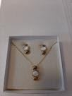 Conjunto folhados ouro