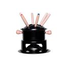 Conjunto Fondue 14cm Preto 8097 Mimo Style Conjunto Fondue 14cm Preto 8097 Mimo Style