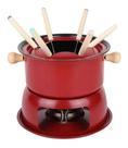 Conjunto Fondue Aço 11 Peças Hauskraft 6 Pessoas Vermelho