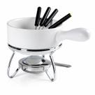 Conjunto Fondue Cerâmica 7 Peças Branco 850ml Queijo Chocolate Rechaud Garfos Mesa Posta Conjunto Fondue Cerâmica 7 Peças Branco 850ml Queijo Chocolate Rechaud Garfos Mesa Posta