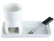 Conjunto Fondue Pelt 6 Peças Chocolate Jantar Romântico