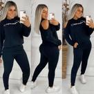 Conjunto Forever Calça e Blusa de Manga Longa com Capuz