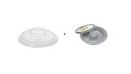 Conjunto Forma de Pudim + Tampa Protetora de Alimentos Micro-ondas
