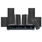 Conjunto Frahm 2500 Para Som Ambiente Lojas 8 Caixas Cor Preto Potência De Saída Rms 160 W