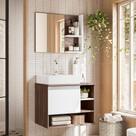 Conjunto Gabinete Armario para Banheiro Franca completo com Cuba e Torneira