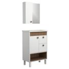 Conjunto Gabinete de Banheiro Istambul 60cm