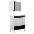 Conjunto Gabinete de Banheiro Istambul 80cm