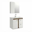 Conjunto Gabinete de Banheiro Rafaela Suspenso 60cm