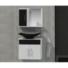 Conjunto Gabinete Para Banheiro com Cuba e Espelheira Bali