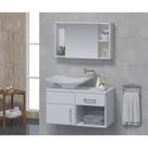 Conjunto Gabinete para Banheiro com Cuba e Espelheira New Stilo