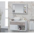 Conjunto Gabinete Para Banheiro com Cuba e Espelheira Stilo