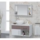 Conjunto Gabinete para Banheiro com Cuba e Espelheira Stilo