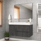 Conjunto Gabinete para Banheiro com Espelheira Califórnia 80