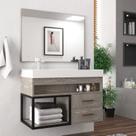 Conjunto Gabinete para Banheiro com Espelheira New 80 Conjunto Gabinete para Banheiro com Espelheira New 80