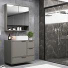 Conjunto Gabinete para Banheiro Modulado 801 80cm Prime Yescasa