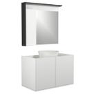 Conjunto Gabinete Suspenso para Banheiro Davi 80cm