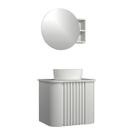 Conjunto Gabinete Suspenso para Banheiro Luna 1P 60cm Conjunto Gabinete Suspenso para Banheiro Luna 1P 60cm