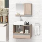 Conjunto Gabinete Venus 60cm Madeirado Inteiro Conjunto Gabinete Venus 60cm Madeirado Inteiro