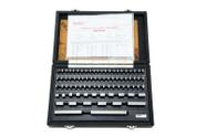 Conjunto Gage Block Set Sharp Grade Economy 81 unidades com certificado NIST