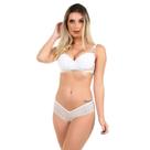 Conjunto Galisteu IMI Lingerie Renda com Calcinha Fio Duplo Sensual e Confortável