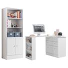 Conjunto Gamer Armário 2 Portas e Mesa Giratória - Qmovi