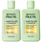 Conjunto Garnier Fructis Hair Filler - Reparação e Força para o Cabelo