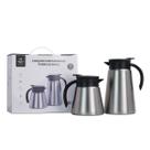 Conjunto Garrafas Térmicas Basic 2 Peças 600ml + 1L Inox Vedação Anti-Vazamento Member's Mark