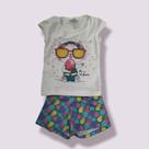 Conjunto Gata de óculos