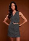 Conjunto Geometric Sawary Fashion Colete E Saia