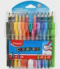 Conjunto giz cera color peps maped 037pcs Conjunto giz cera color peps maped 037pcs