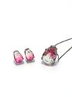 Conjunto gota rosa degradê
