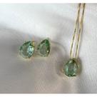 Conjunto gota verde claro