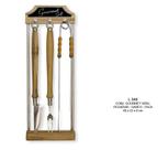 Conjunto Gourmet Grill Pegador Garfo e Faca L346 Lize